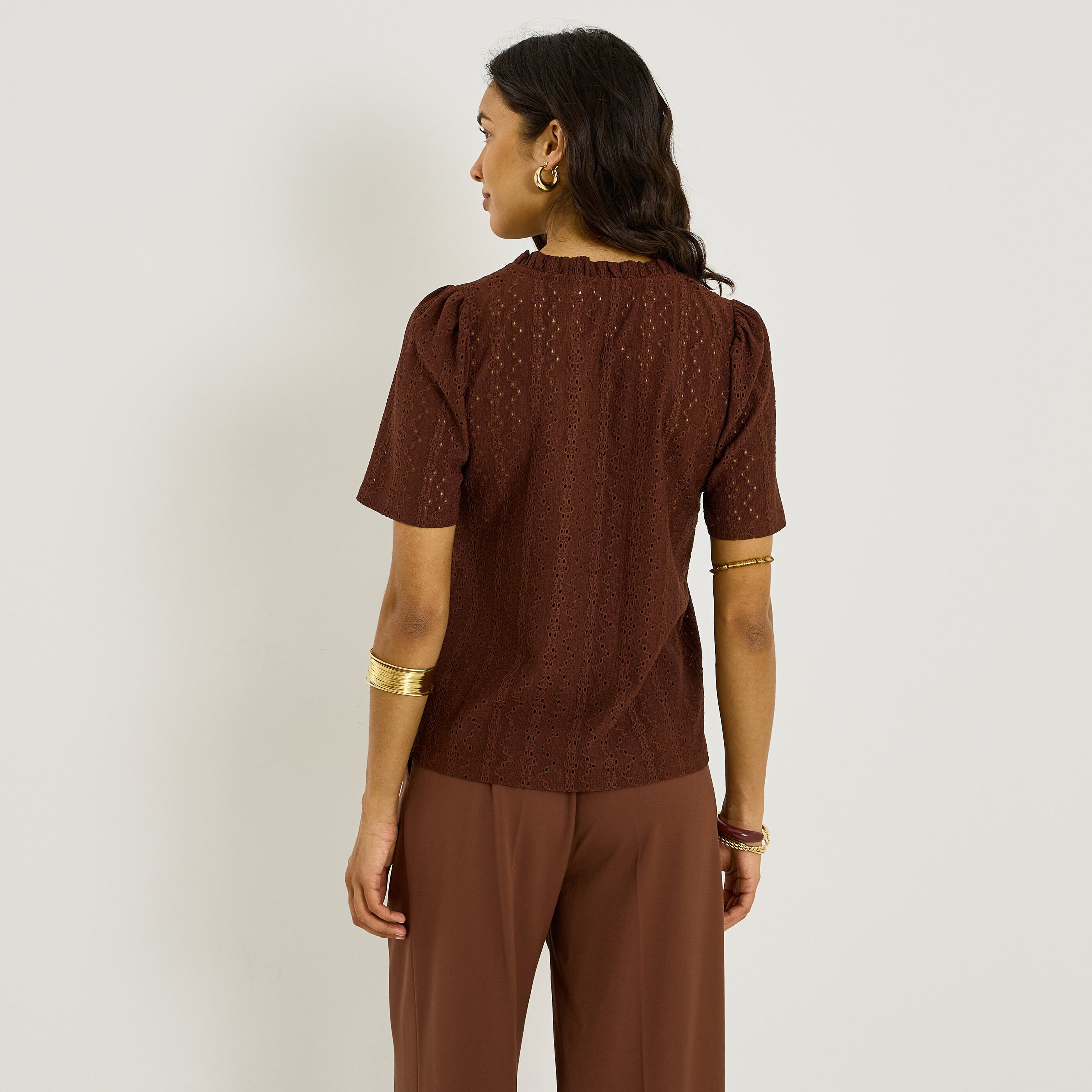 Chemise col victorien femme
