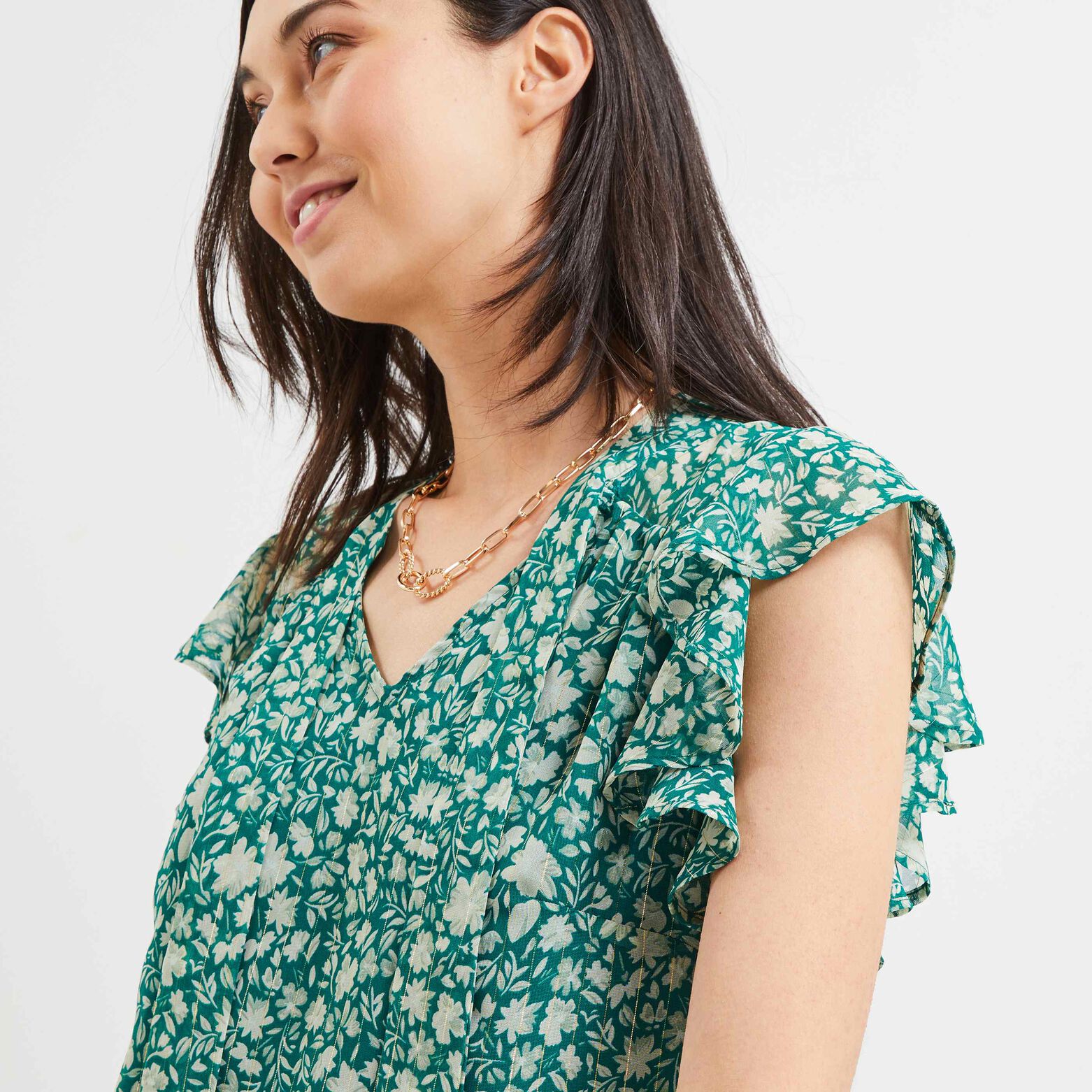 Blouse imprimée femme