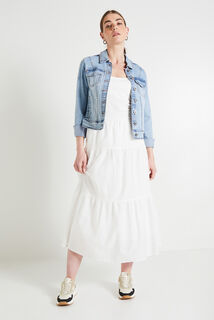 Jupe longue fluide femme