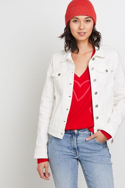 Veste en jean femme