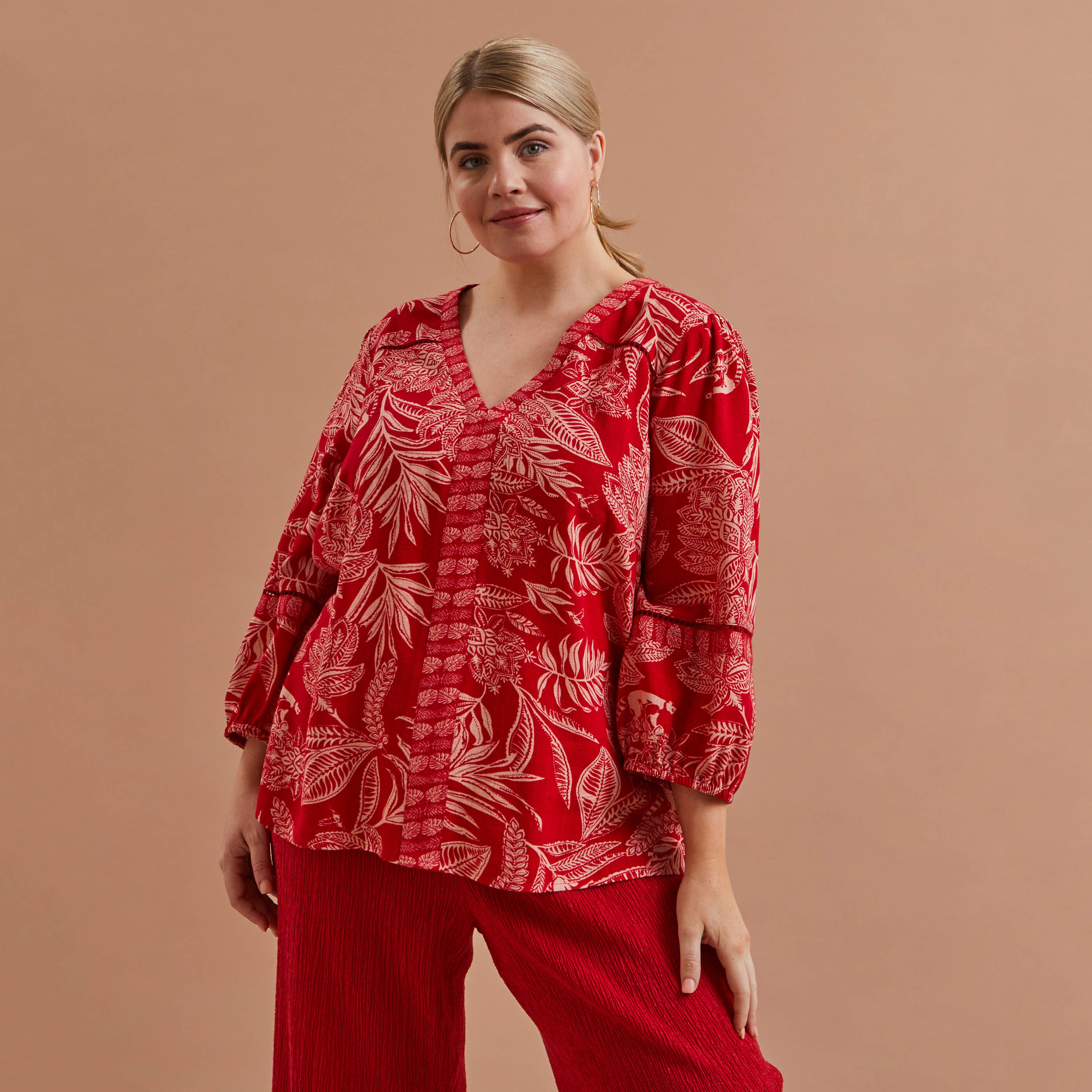 Blouse imprim&eacute;e femme