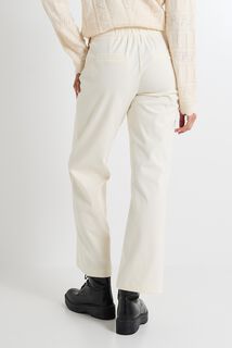 Pantalon à pont velours femme