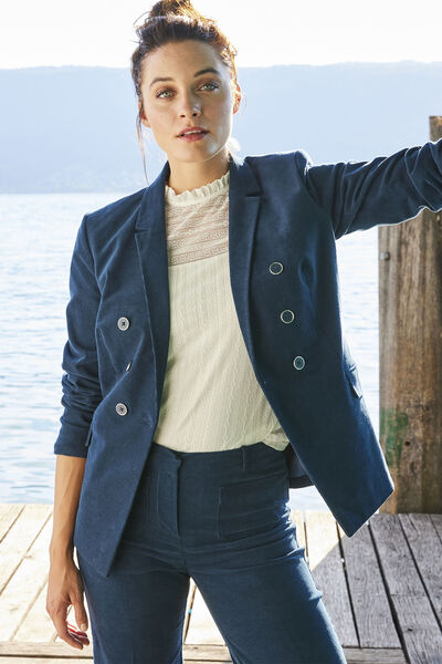 Blazer en velours femme