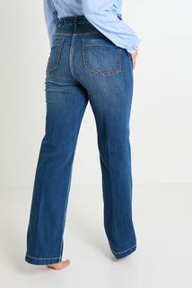 Jean large taille haute WOODSTOCK femme
