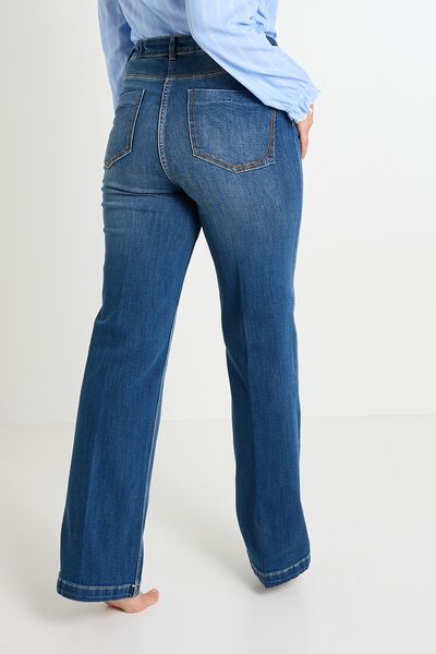 Jean large taille haute WOODSTOCK femme
