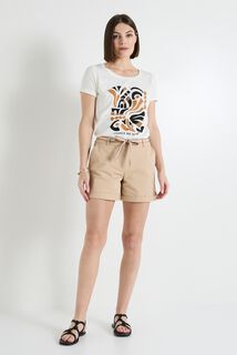 Short à revers femme