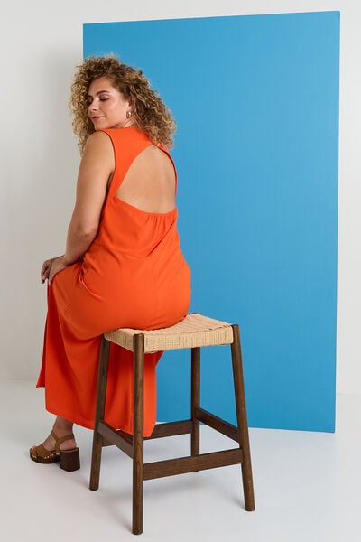 Robe longue chic satinée