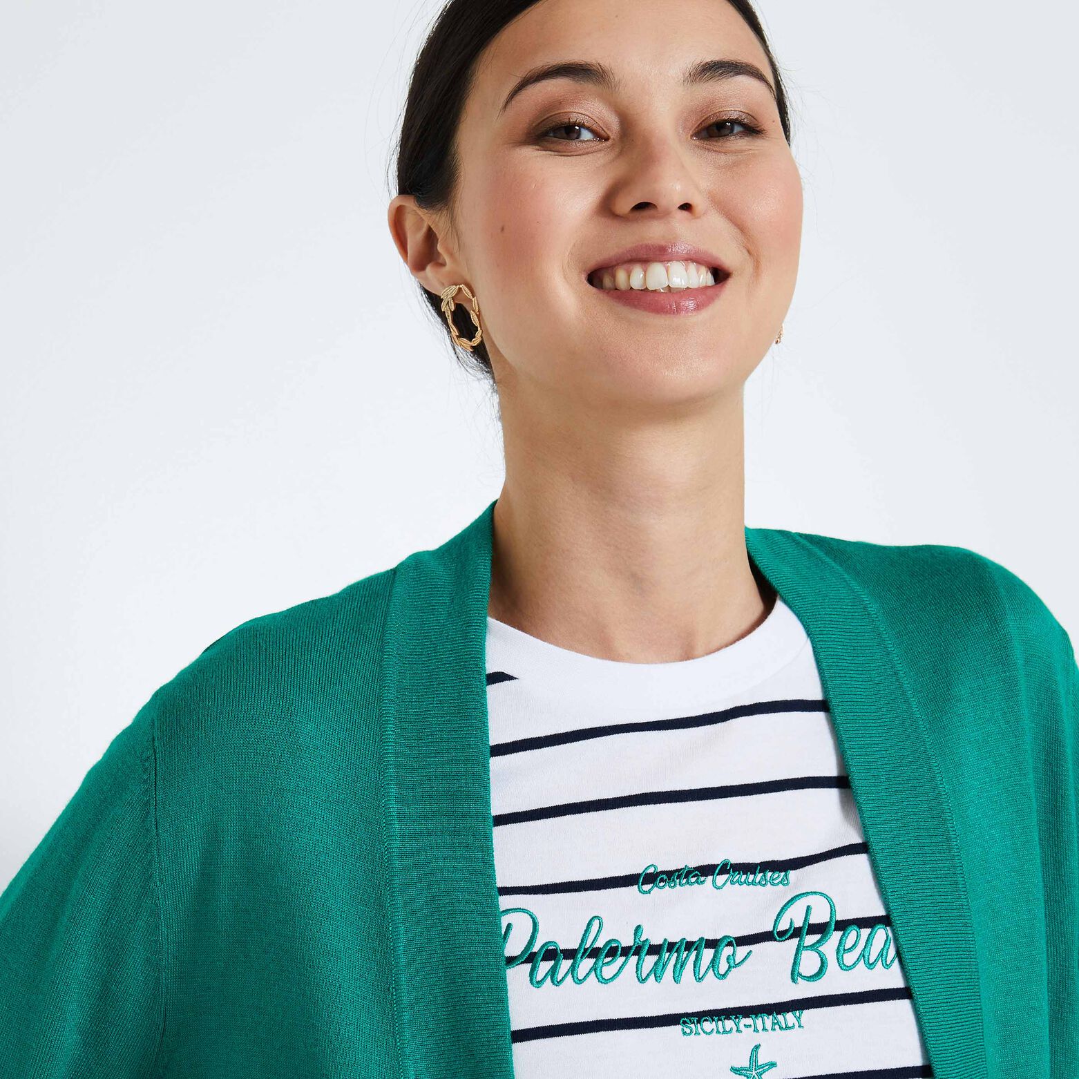 Gilet court femme