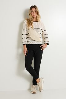Pantalon cigarette femme