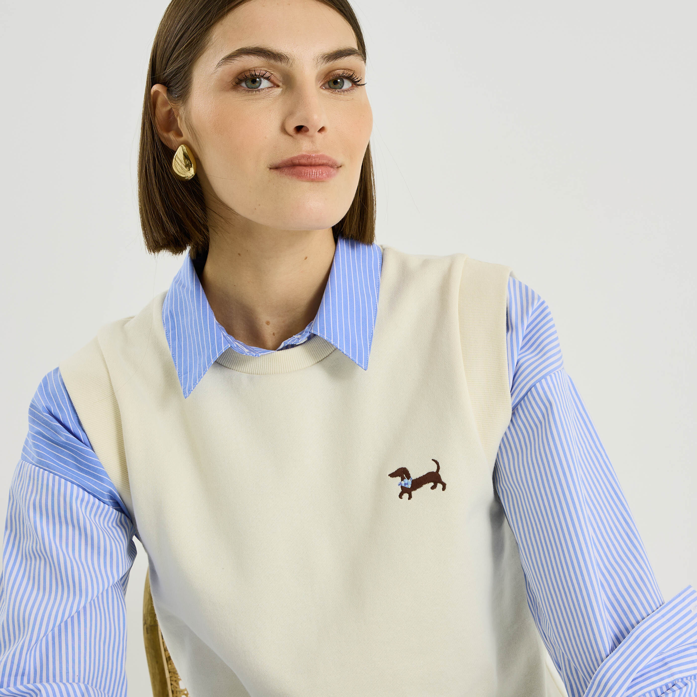 Sweat sans manches femme