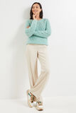 Pull maille ajourée femme 