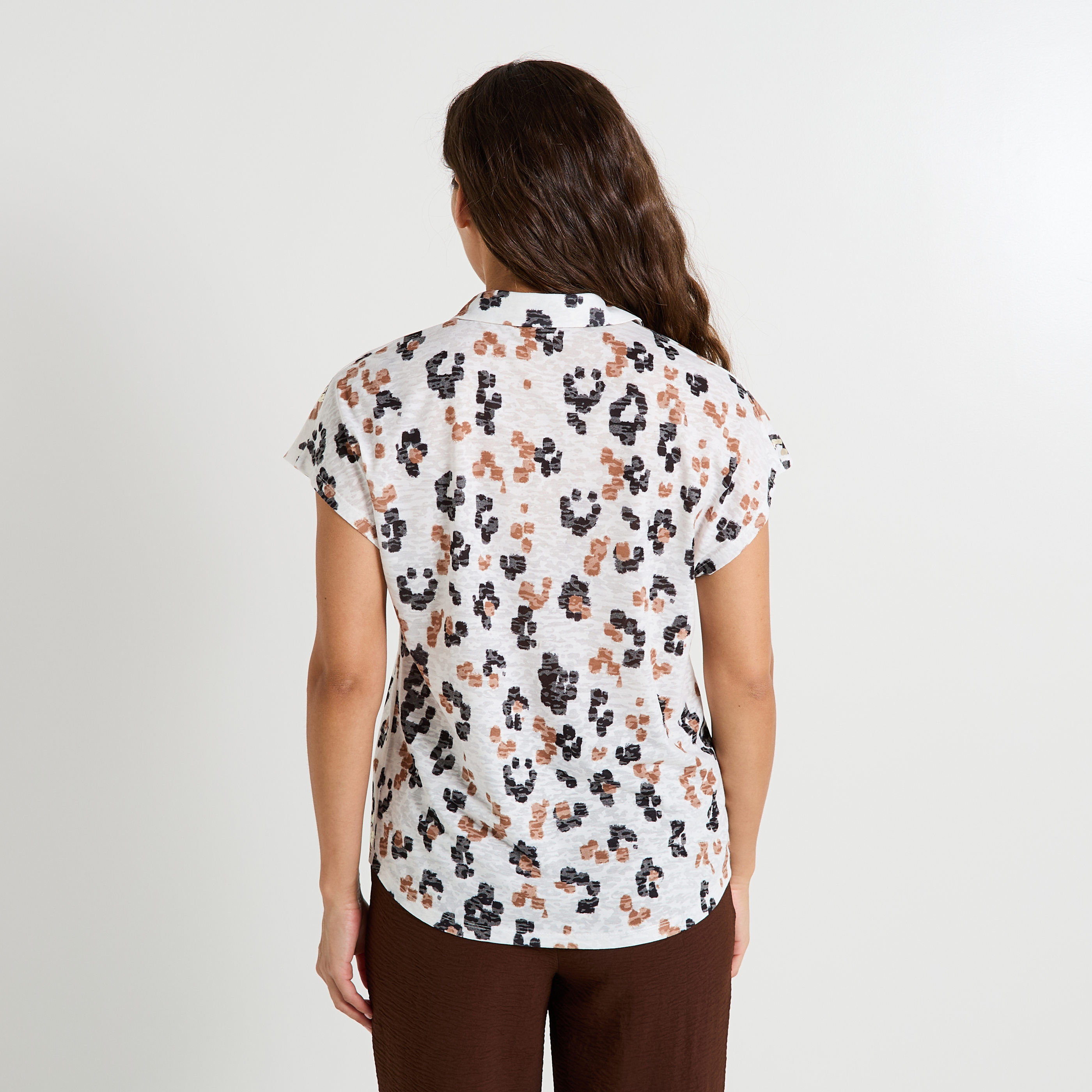 Chemise manches courtes femme