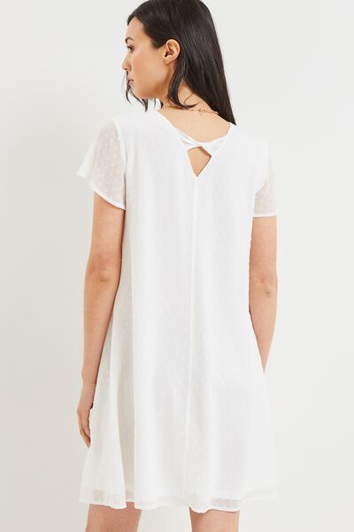 Robe plumetis femme