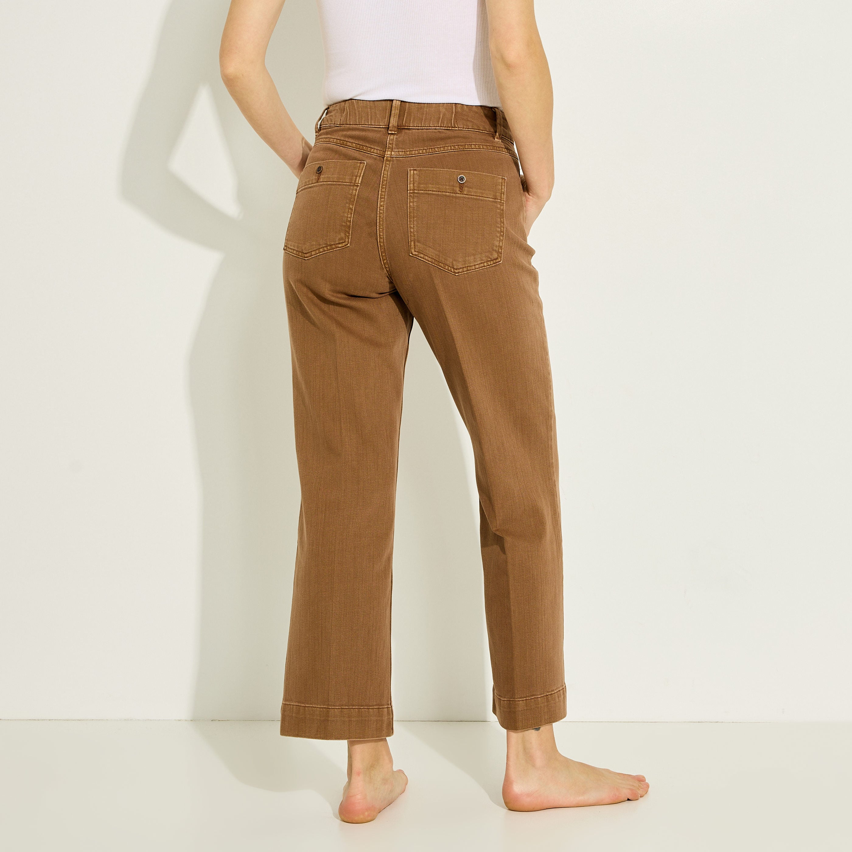 Jean flare raccourci KANSAS RF02 femme