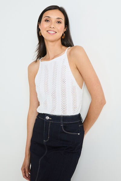 Débardeur crochet femme