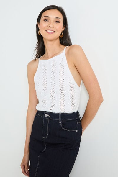 Débardeur crochet femme