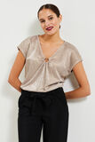 Tshirt col V femme