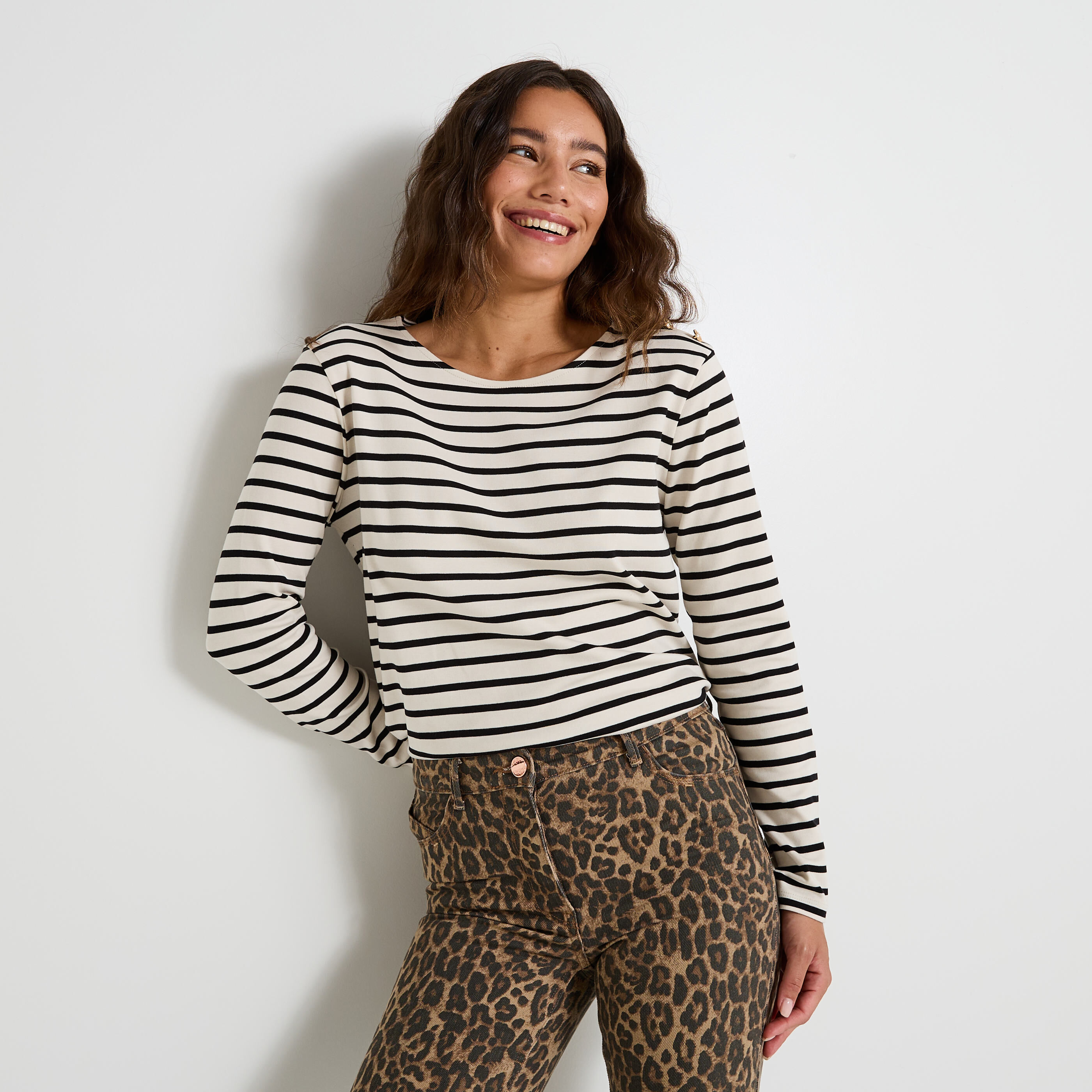 T-shirt marini&egrave;re femme