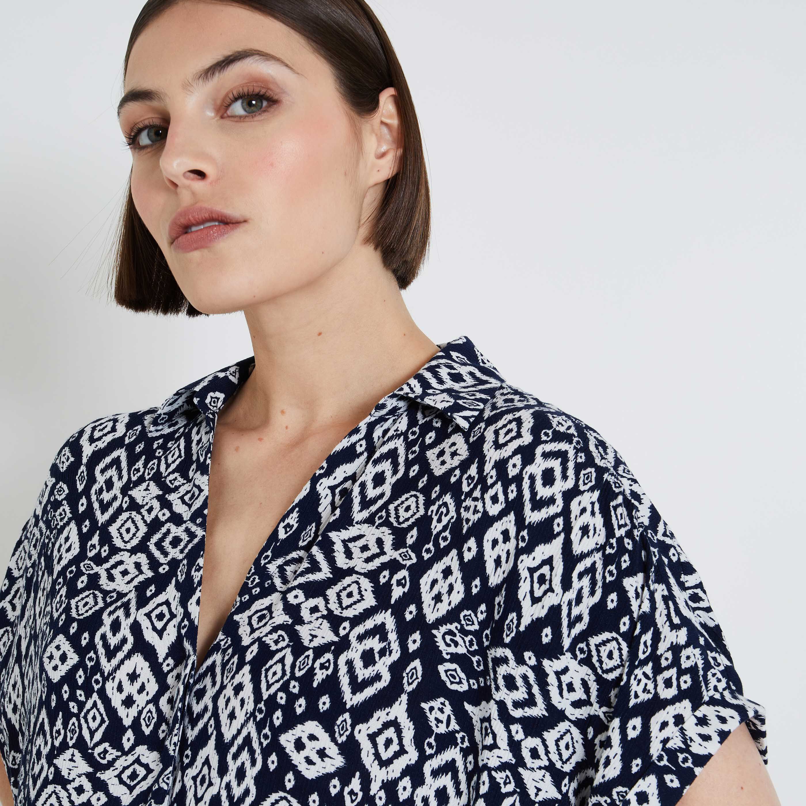 Chemise manches courtes femme