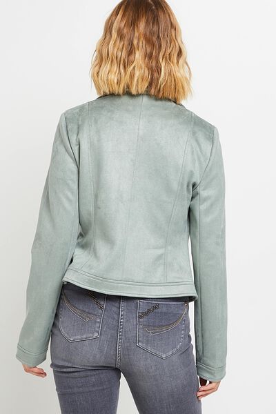 Blouson en suédine femme