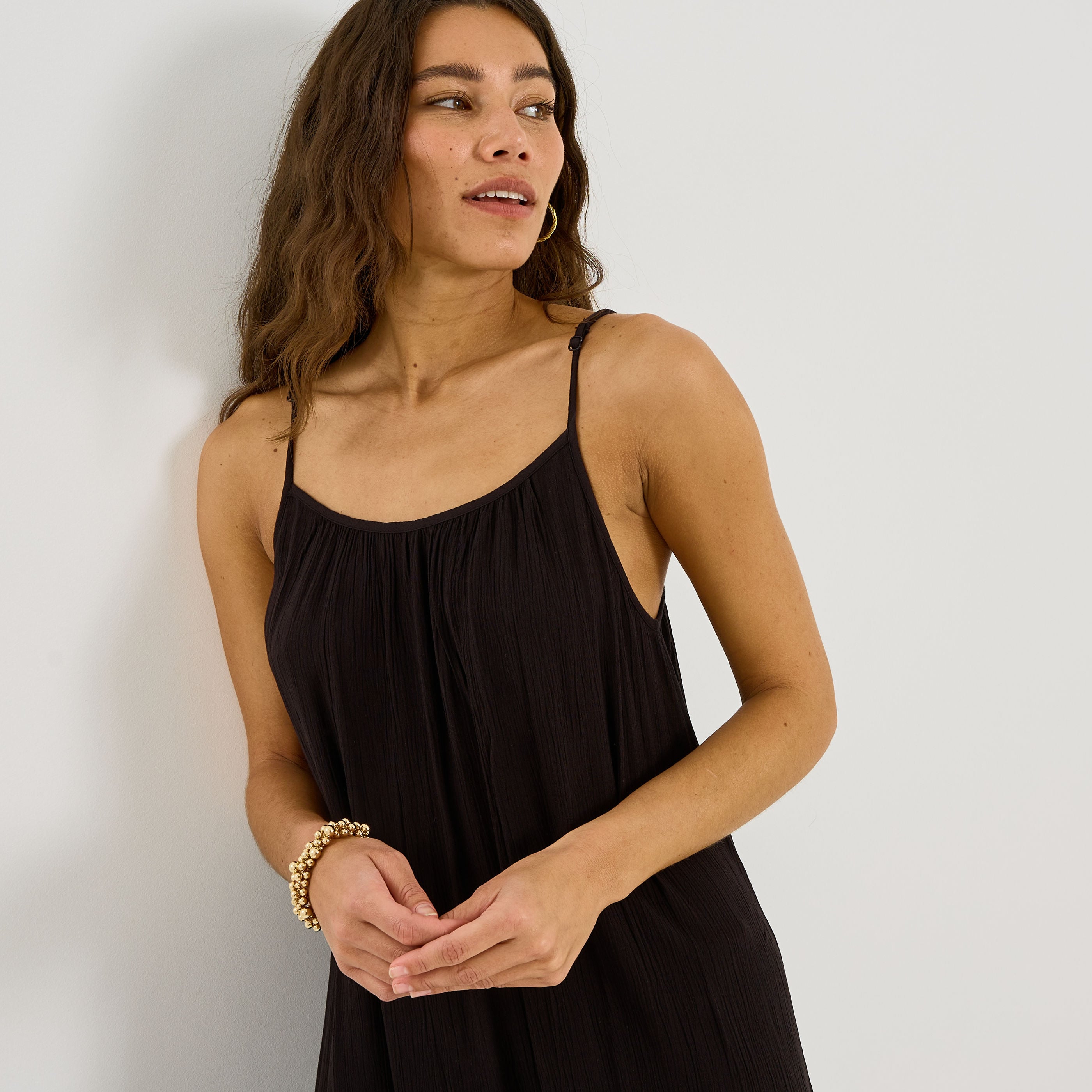 Robe courte fines bretelles