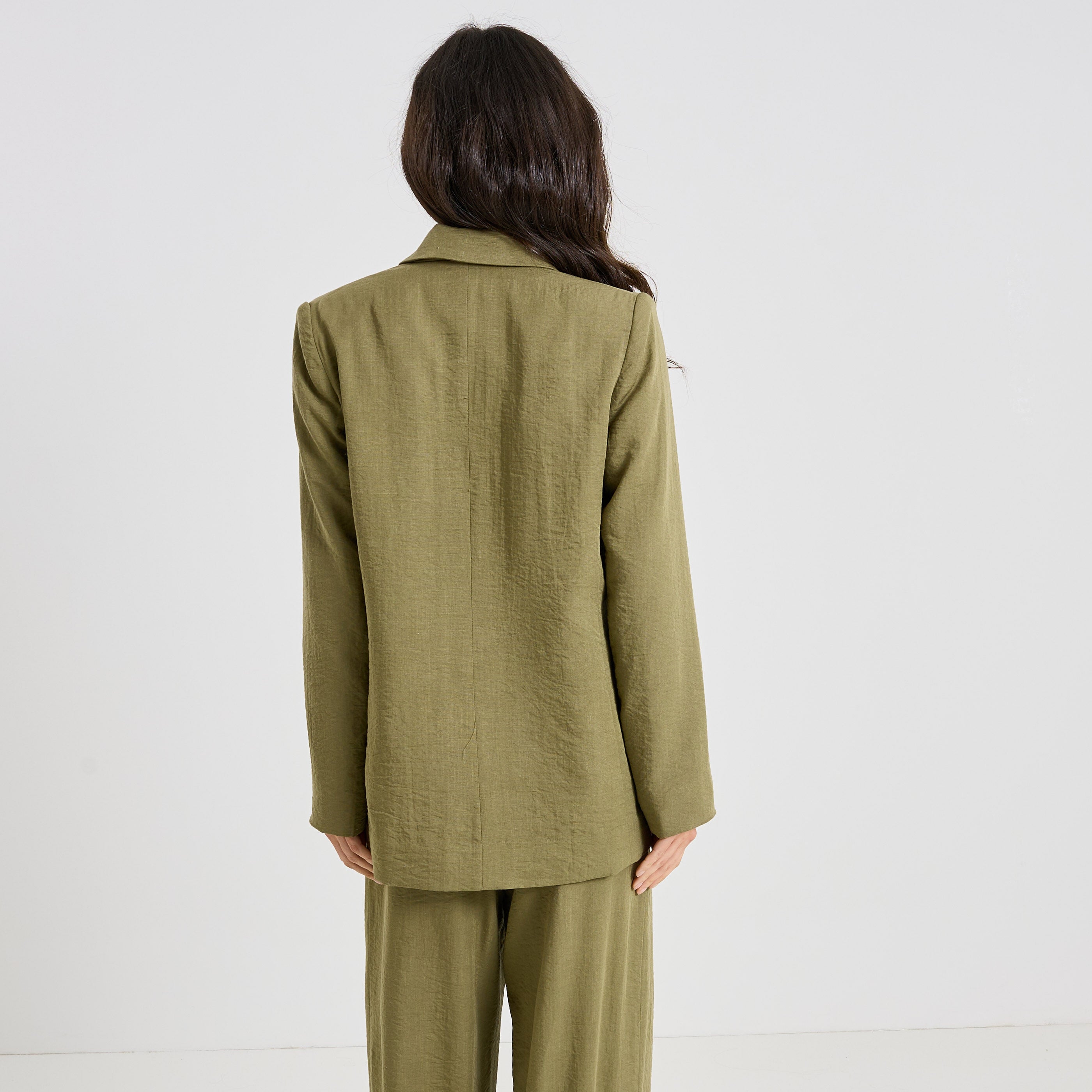 Blazer oversize double boutonnage femme