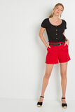 Short avec broderie anglaise femme