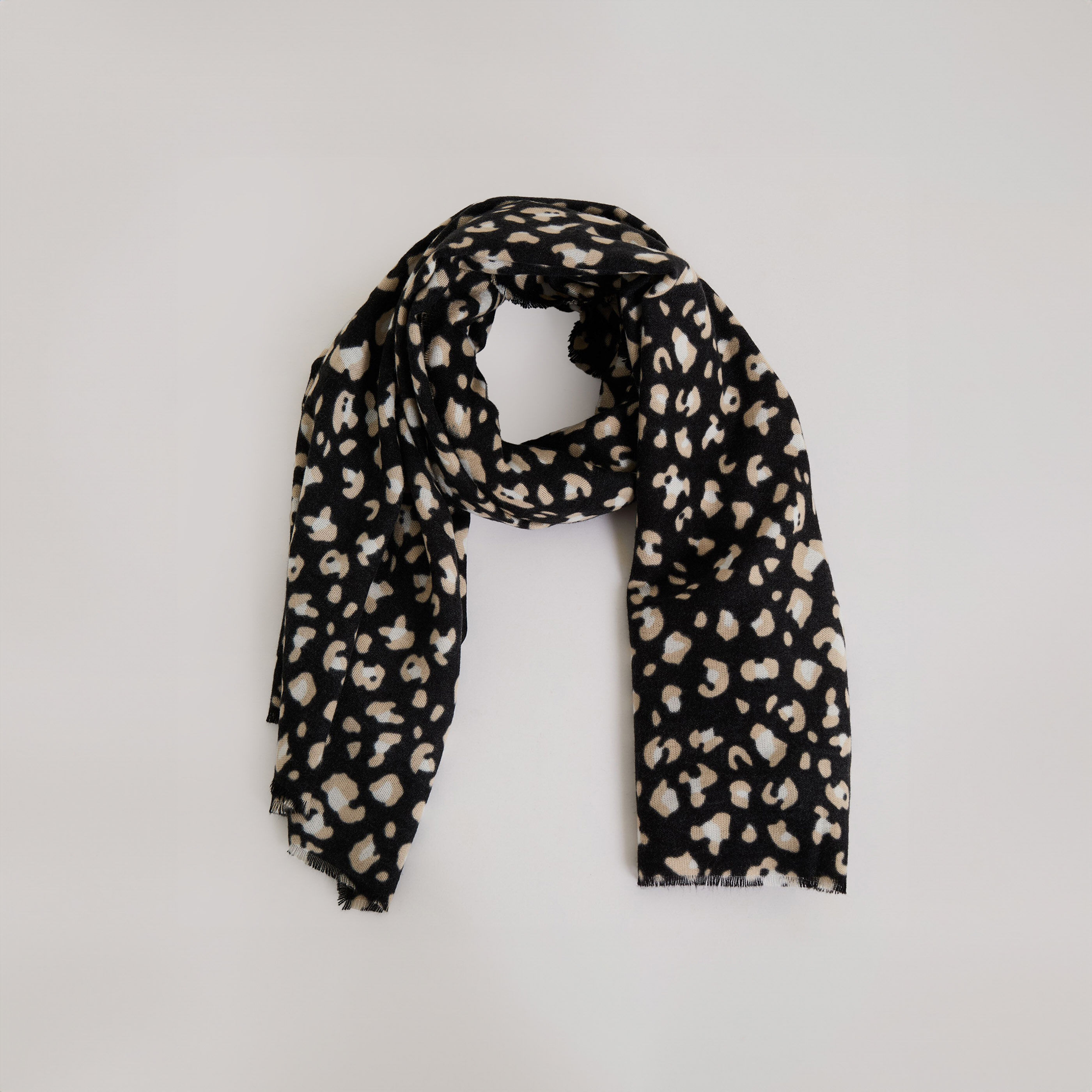 &Eacute;charpe imprim&eacute; l&eacute;opard femme