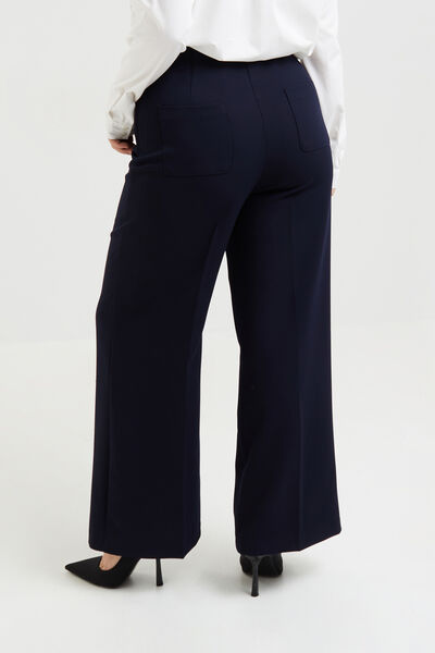 Pantalon pont large femme