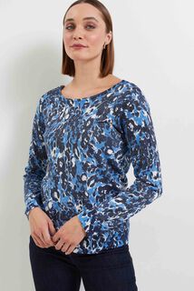 Pull imprimé 2 en 1 femme