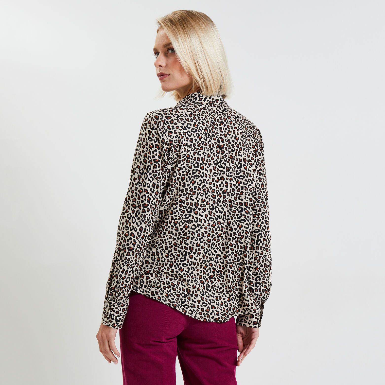 Chemise imprimée femme