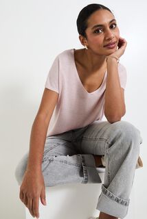 Pull manches courtes femme