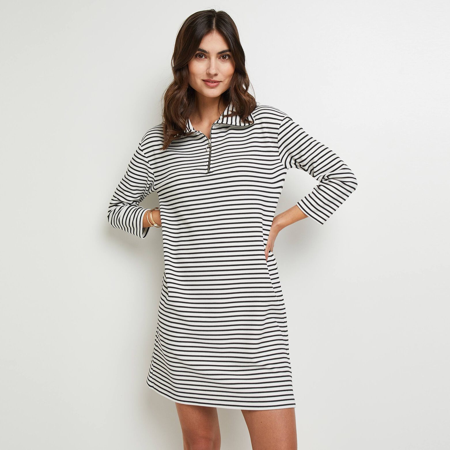 Robe rayée femme