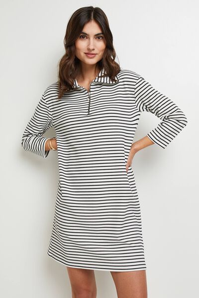 Robe rayée femme