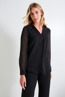 Liquette col V femme
