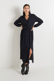 Robe longue évasée femme