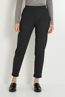 Pantalon en maille jacquard femme