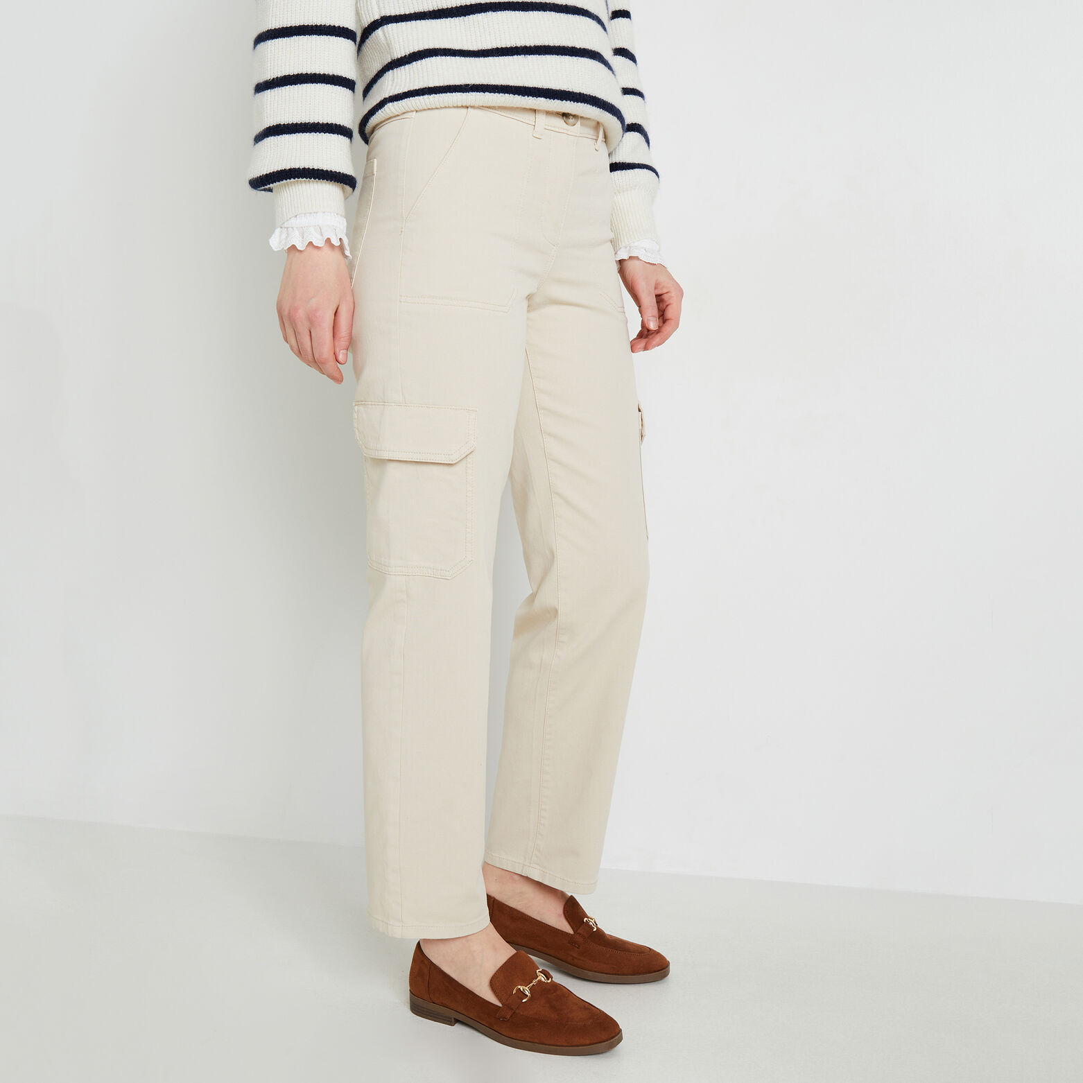 Pantalon cargo femme