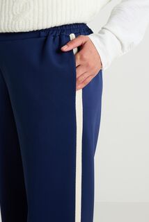 Pantalon large en maille femme