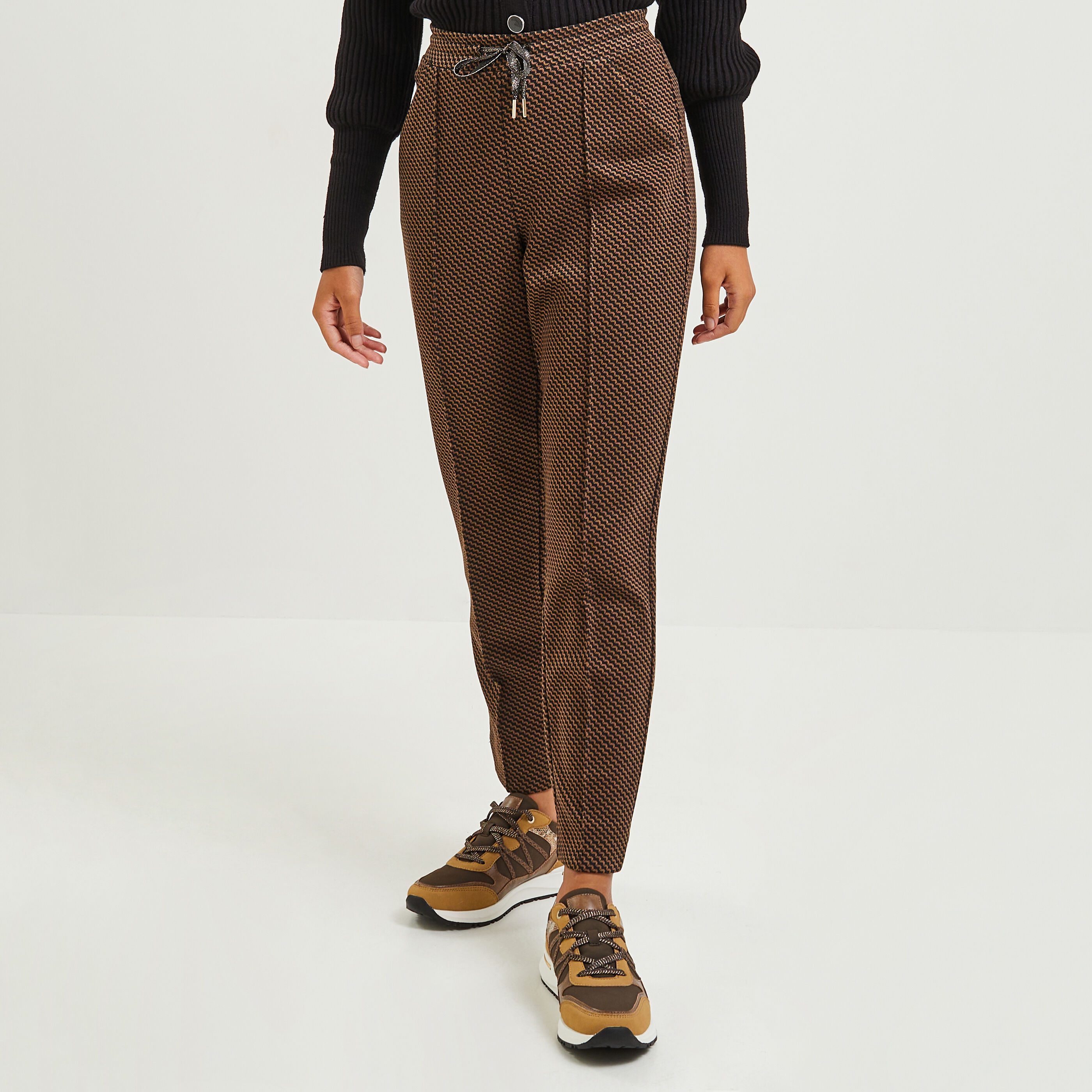 Pantalon taille haute top grain de malice
