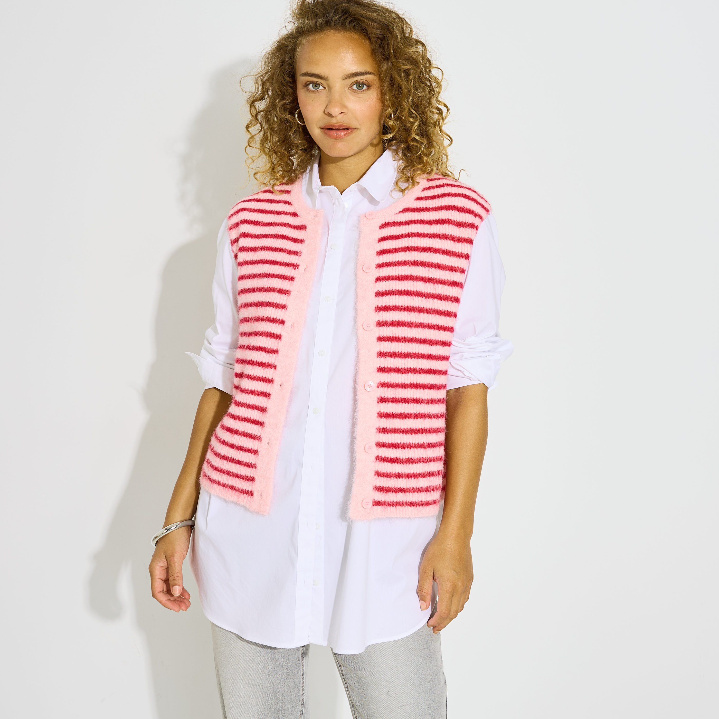 Gilet marini&egrave;re sans manches femme