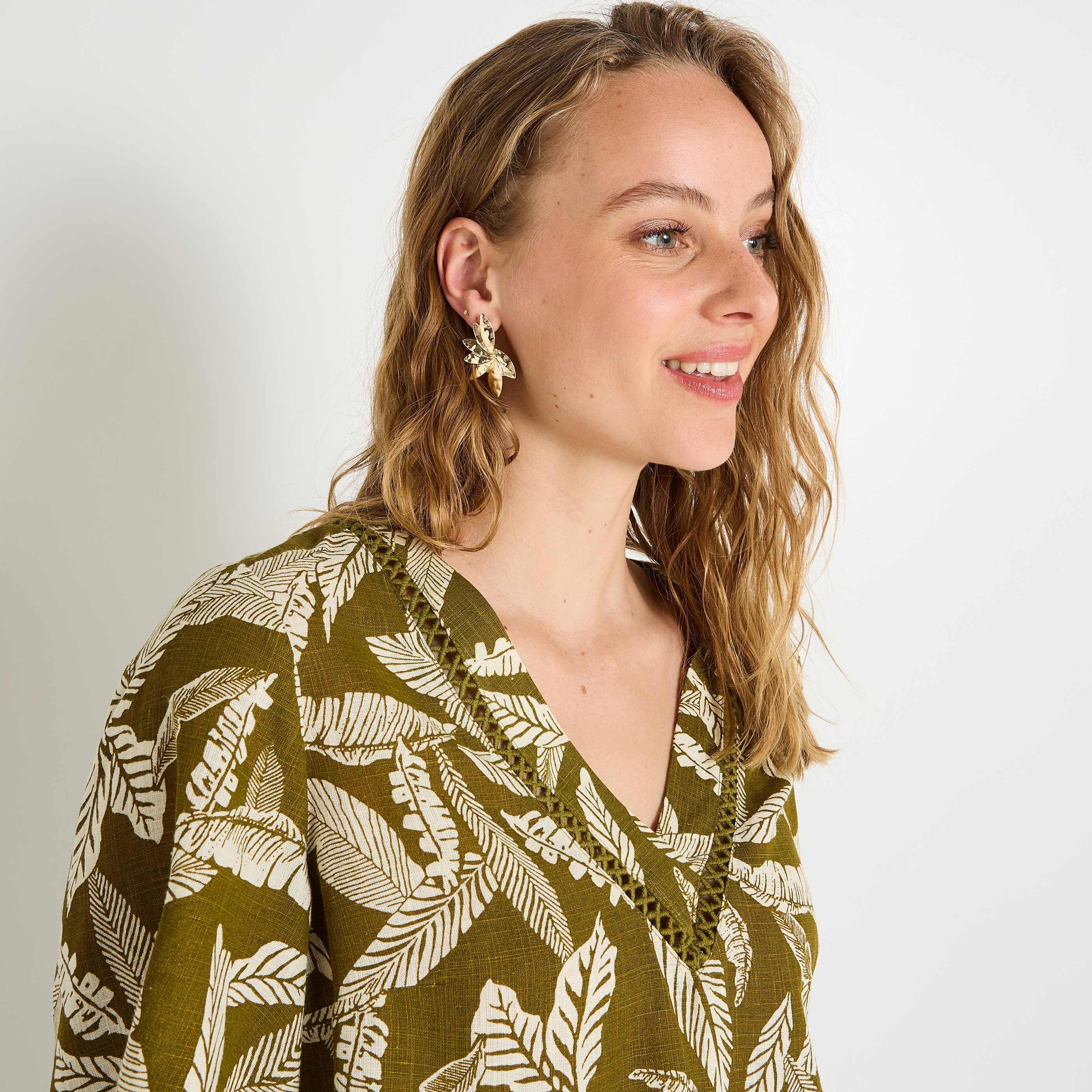 Blouse imprim&eacute;e femme