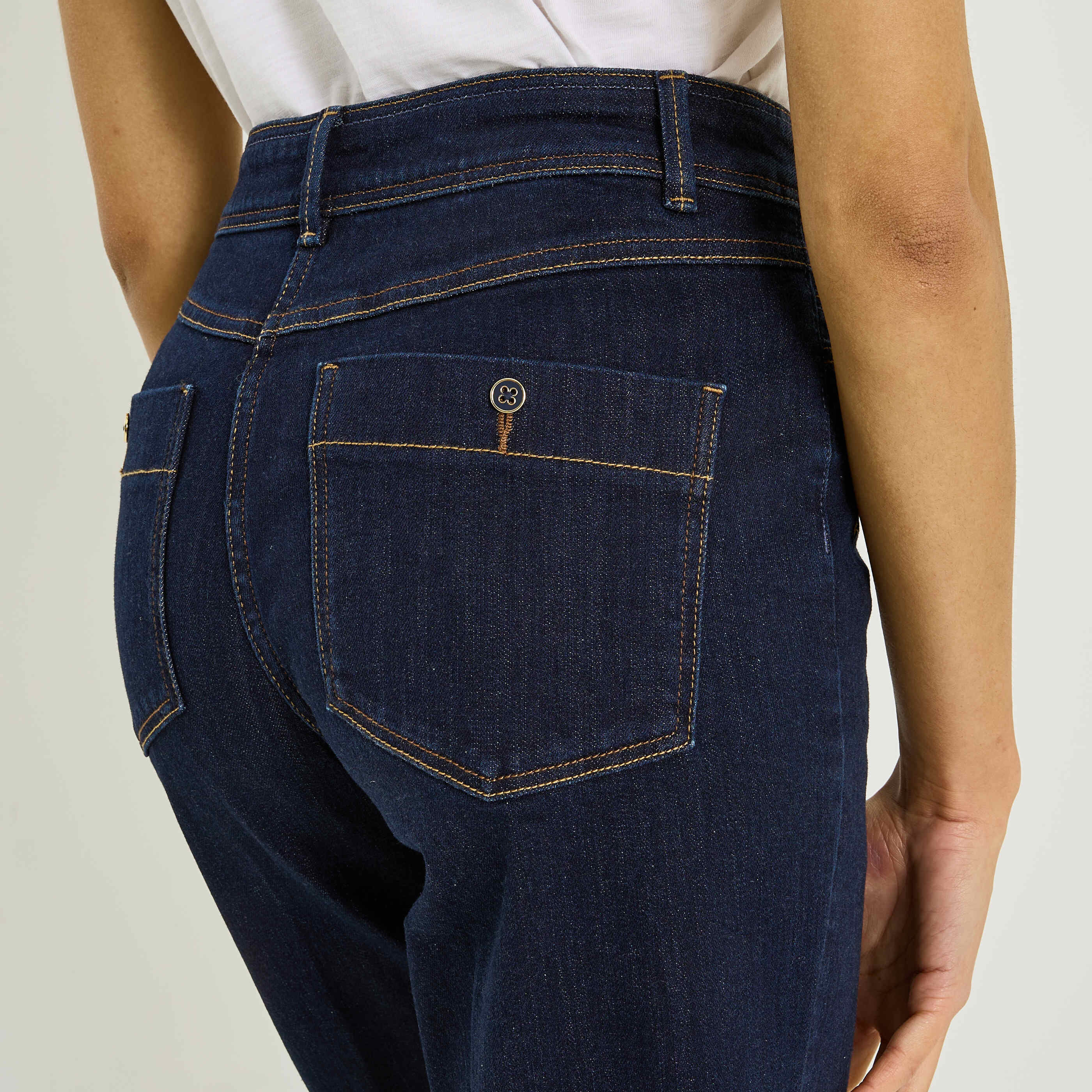 Jean flare raccourci KANSAS RF02 femme