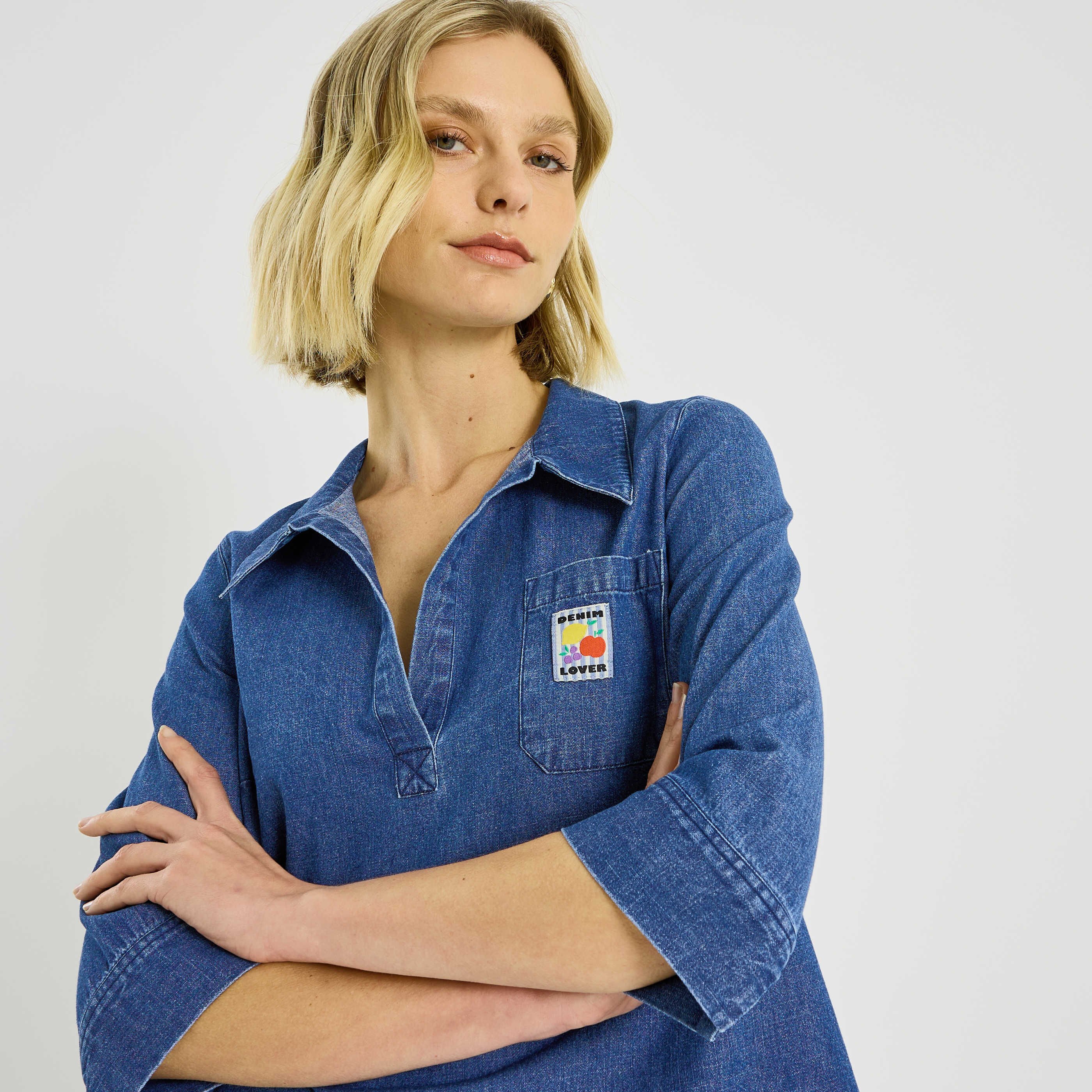 Vareuse en denim femme