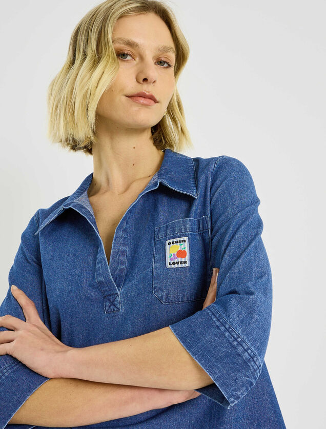 Vareuse en denim femme