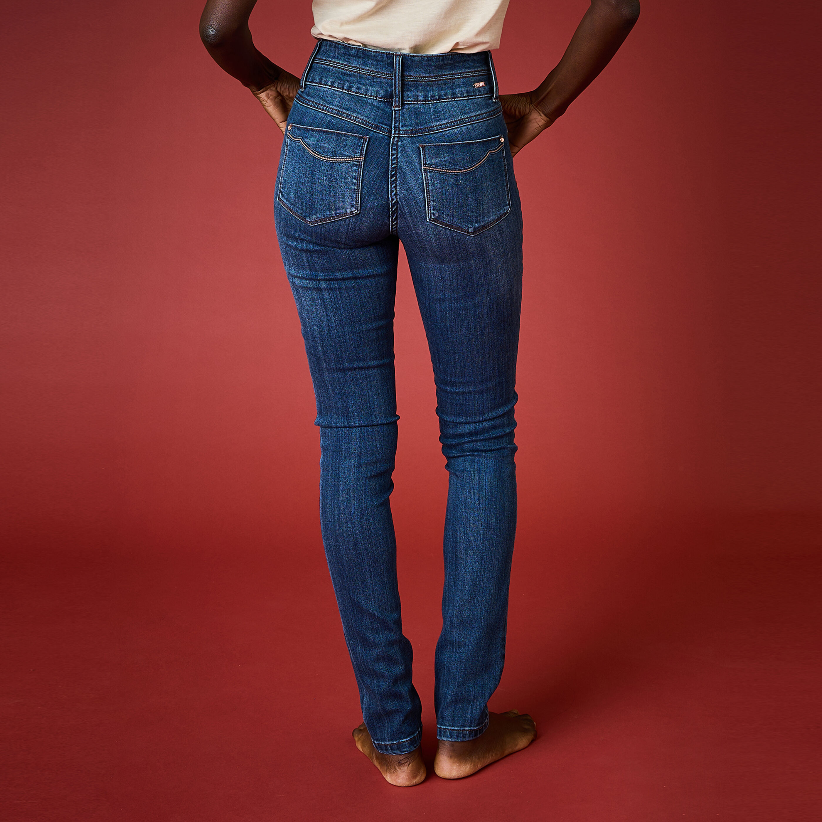 Jean slim taille haute MILAN S02 femme