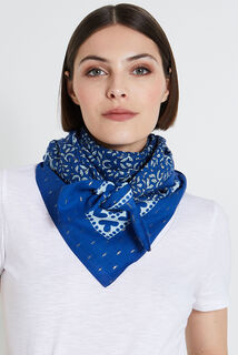 Foulard carré imprimé femme