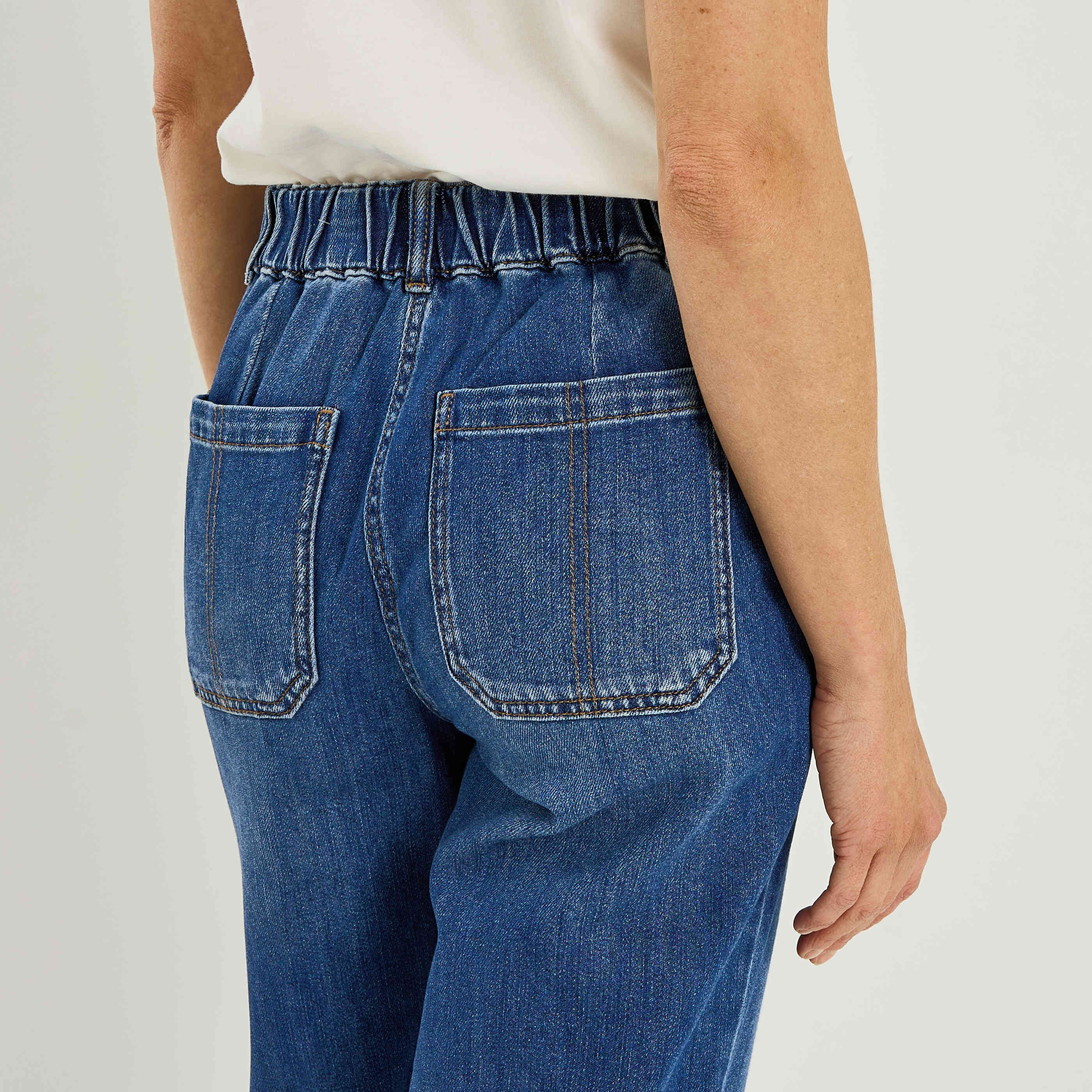 Jean flare raccourci NAPOLI RF02 femme