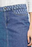 Jupe jean droite femme