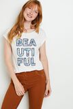 T-shirt col rond femme